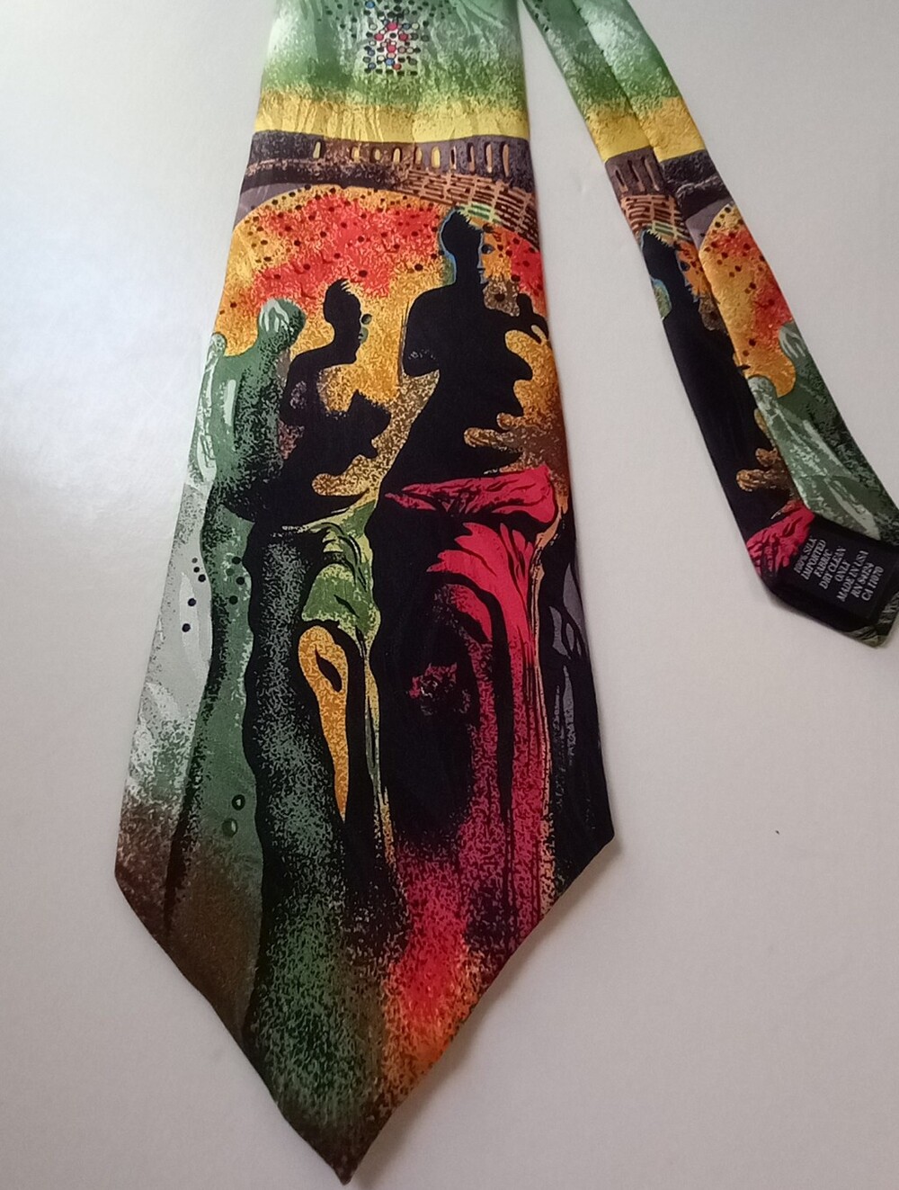 Vintage Silk SALVADOR DALI tie